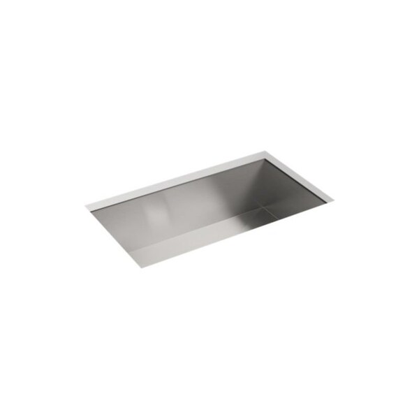 Under-Mount Single-Bowl Kitchen Sink, 32" X 18-5/16" X 9-9/16"